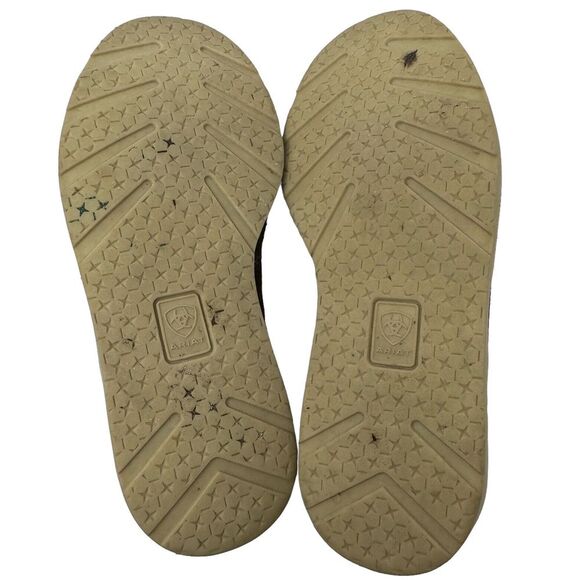 ARIAT Girls Cruiser Shoes Brown Suede Serape Aztek Youth Size 12 - Picture 6 of 6